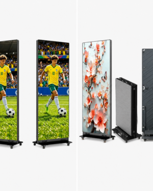 Portable Indoor LED Poster Display / LED Advertising Poster Screen