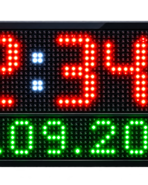 Smart WiFi Clock LED Display with Digital Time and Temperature
