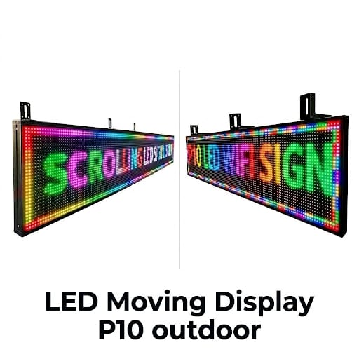 P10 Outdoor LED Moving Display Panel (WiFi Controlled)