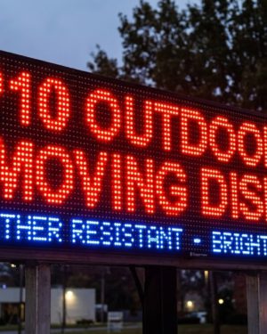 P10 Outdoor LED Moving Display Panel (WiFi Controlled)